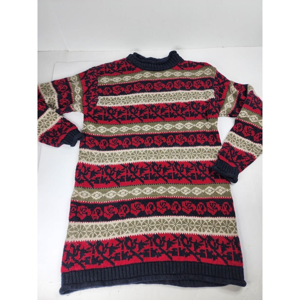 High Sierra women's Ramie Wool Blend Ribbed Hemline Knit Sweater Size Medium